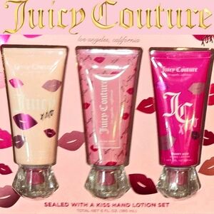 Juicy Couture Sealed With A Kiss Hand Lotion Set
